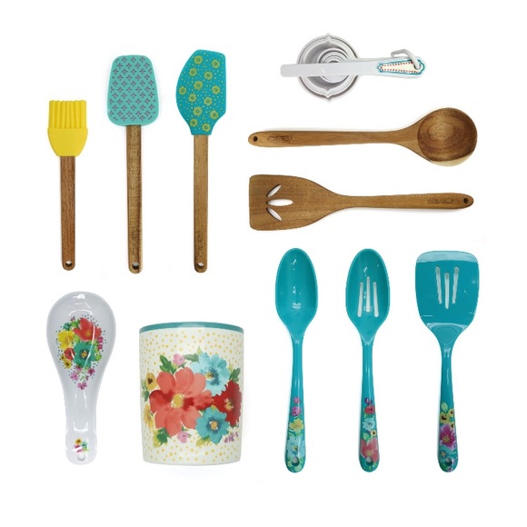 New Pioneer Woman 20 pc Tool & Crock Set